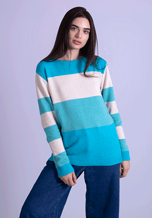 Blusa Tricot Listrada Mousse