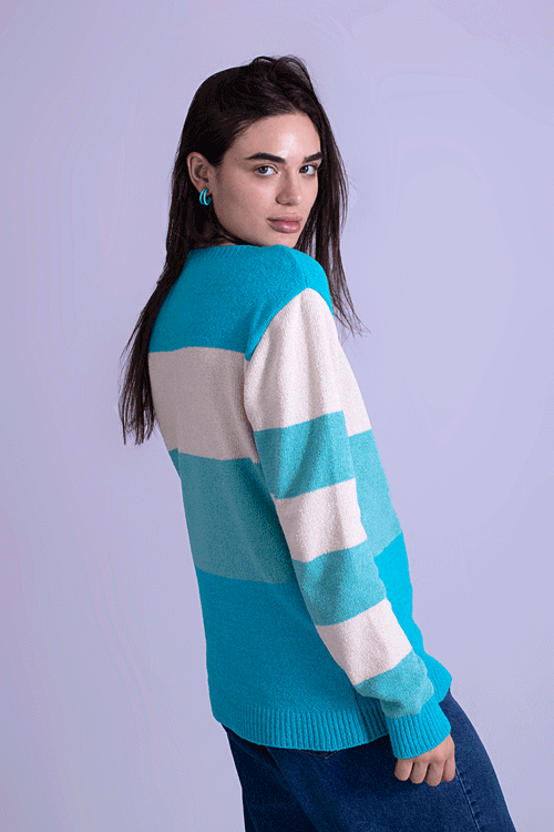 Blusa Tricot Listrada Mousse