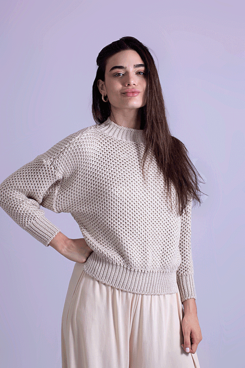 Blusa Ponto Colmeia