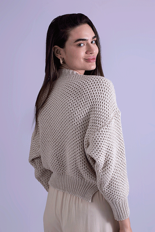 Blusa Ponto Colmeia