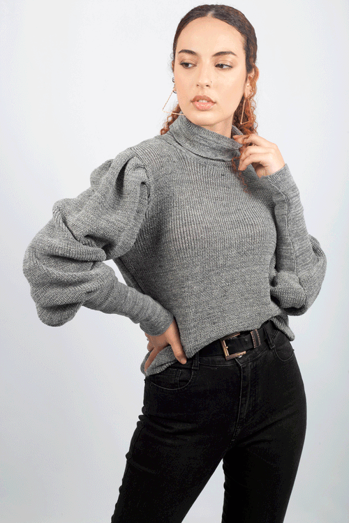Blusa Ingles Gola Alta