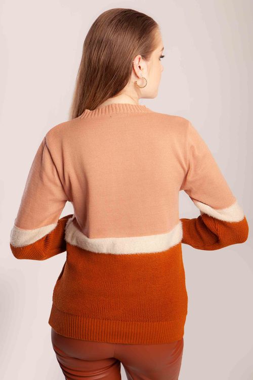 Blusa Listrada Tricot