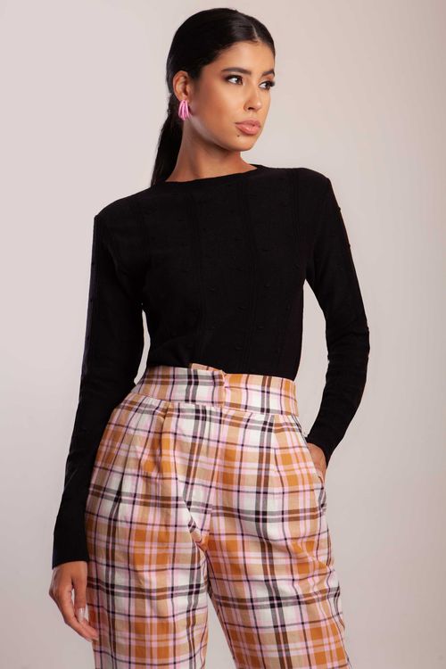Blusa Pipoca Tricot