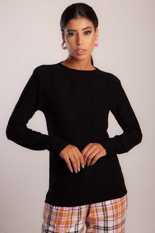 Blusa Pipoca Tricot