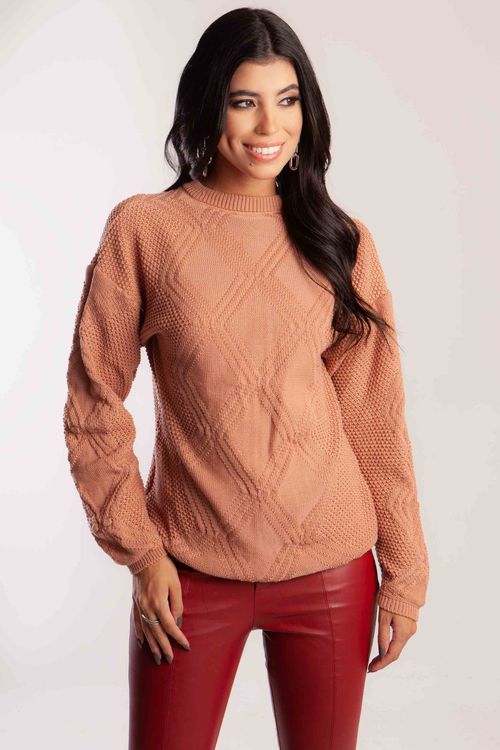 Blusa Trabalhada Losangulos