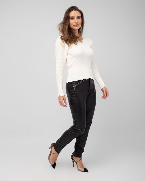 Blusa Decote Princesa Modal