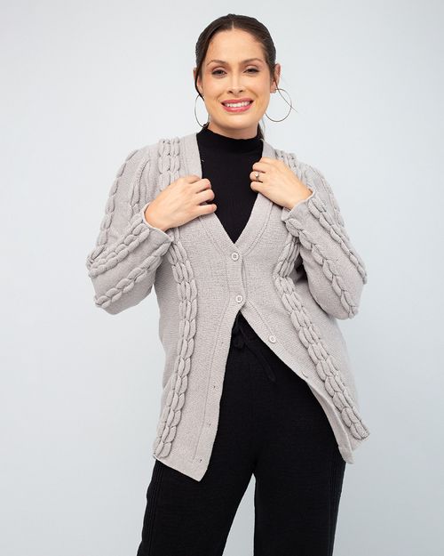 Casaco Gomos Soft Tricot