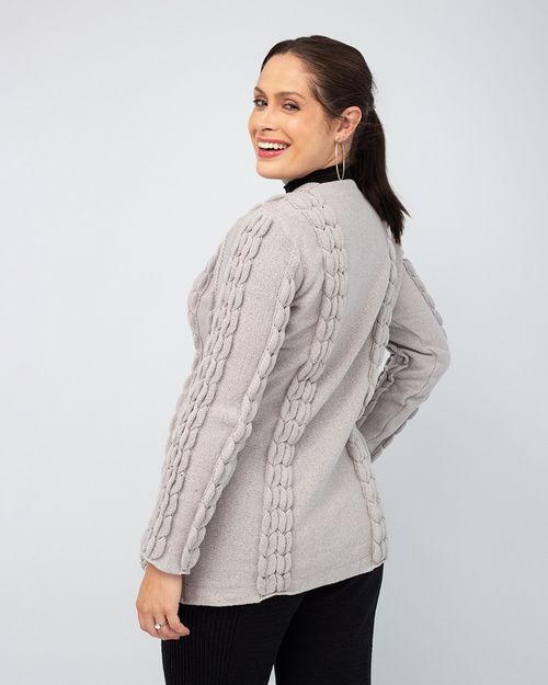 Casaco Gomos Soft Tricot