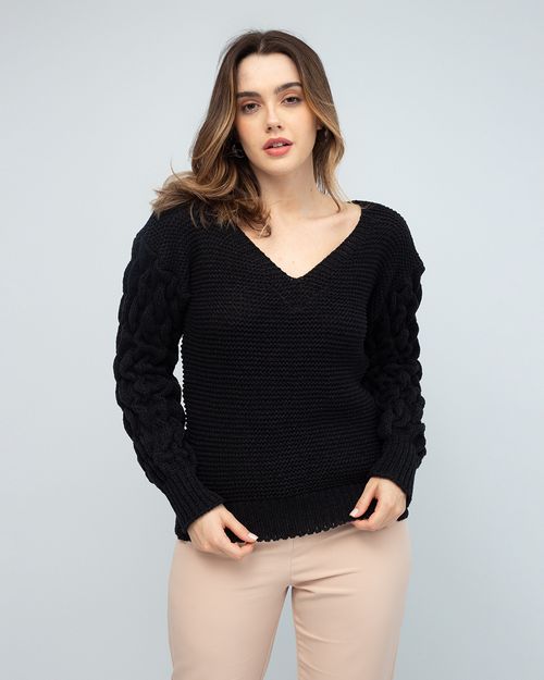 Blusa Manga 3D Tricot