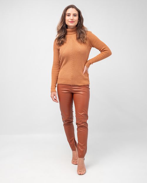 Blusa Canelada Diagonal