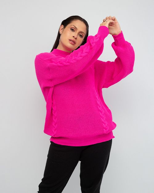 Blusa Ampla Inglês Tranças