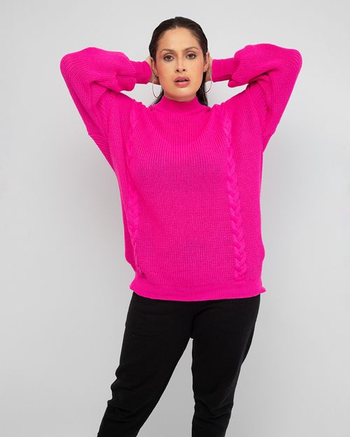 Blusa Ampla Inglês Tranças