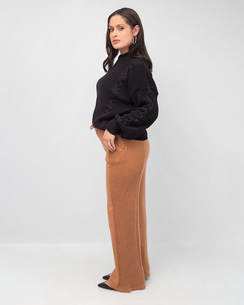 Blusa Ampla Inglês Tranças
