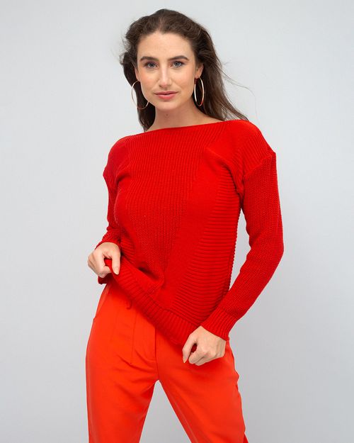 Blusa Ponto Ingês em V